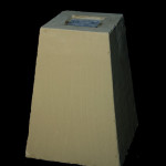 Route-Marker-300mm-high-with-Aluminium-plate-insert